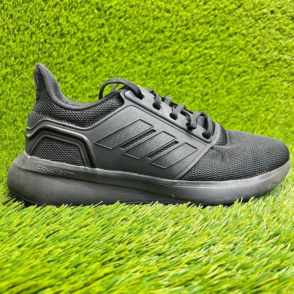 Adidas EQ19 Run Triple Black Womens Size 8.5 Athletic Running Shoes Sneakers